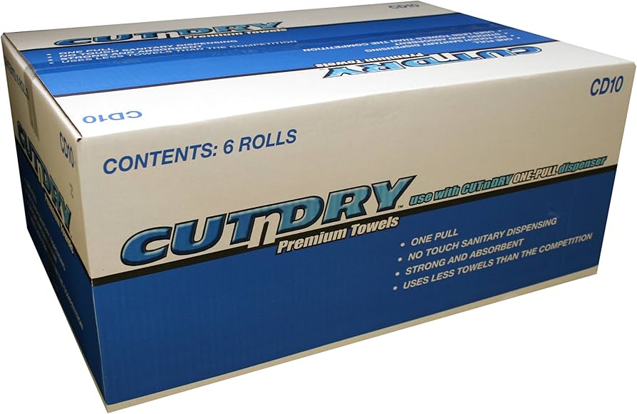 CUT DRY TOWEL TAD 10&quot;X685&#39;6-CS