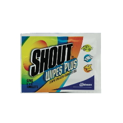 SHOUT WIPES PLUS STAIN TREAT