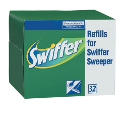 SWIFFER MAX REFILL DRY CLOTHS
INCLUDES 16/17-7/10&quot; WIDE
CLOTHS PER BOX