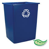 GLUTTON 56 GAL RECYCLE BLUE
CONTAINER