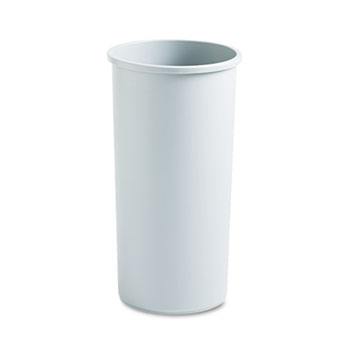 RECEPTACLE 22 GAL ROUND GRAY